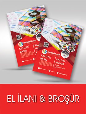 El İlanı - Broşür | matbaa34.com El İlanı - Broşür | matbaa34.com