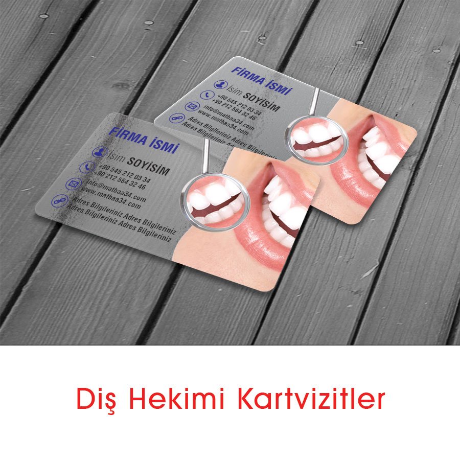 Diş Heki Şeffaf Kartvizit