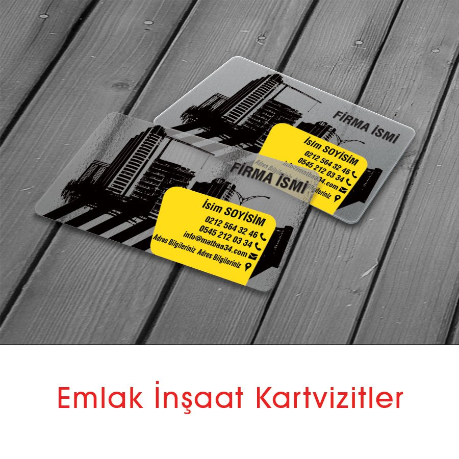 Emlak İnşaat Kartvizitleri